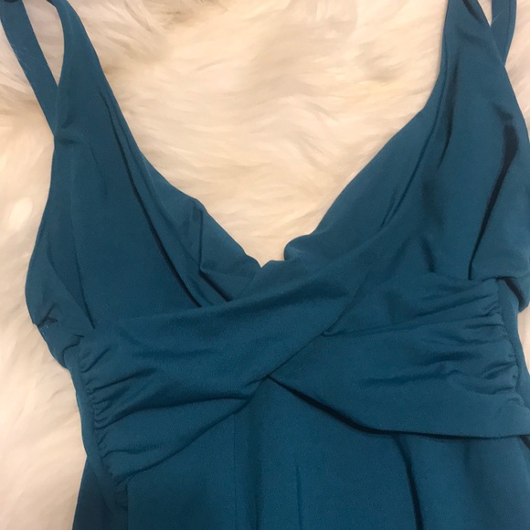 So Danca Teal Blue Leotard Size Medium - Picture 2 of 4
